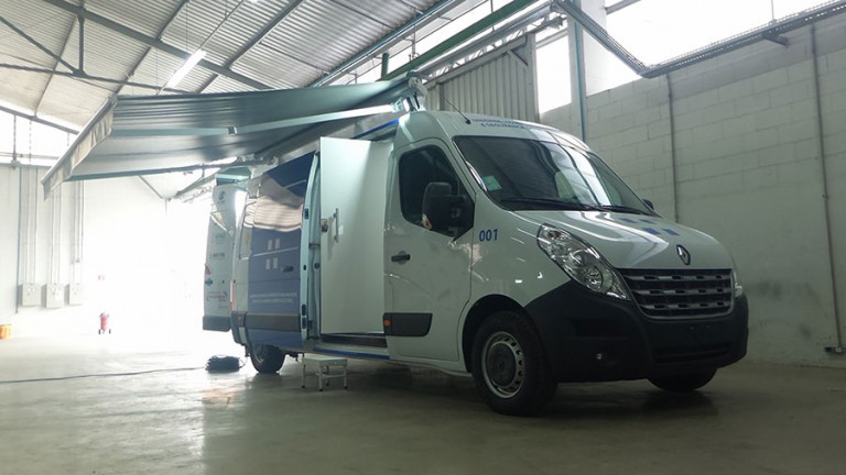 Eco X transforma furgão em Unidade Móvel de Segurança do Trabalho