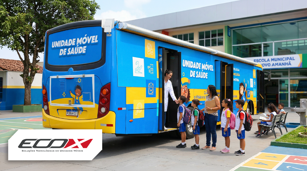 Ônibus da Saúde nas Escolas — tecnologia, acessibilidade e atendimento humanizado sobre rodas