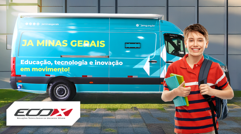 Eco X entrega Unidade Móvel de Educação, Tecnologia e Inovação para o programa JA Minas Gerais