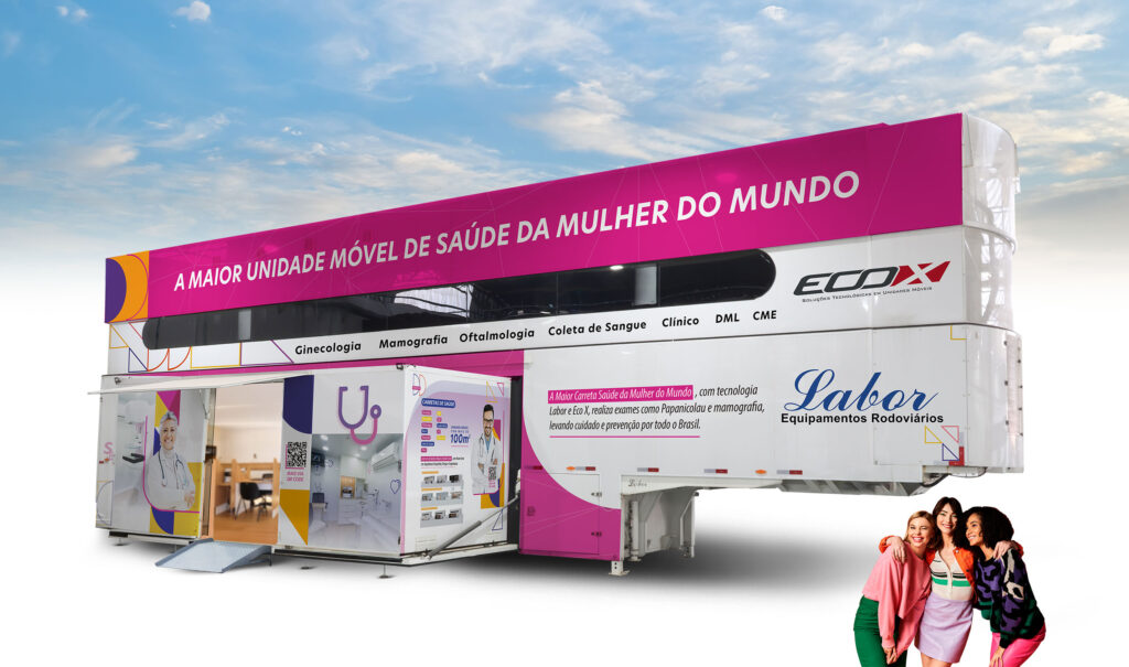 A Maior Unidade Móvel de Saúde da Mulher do Mundo na Feira Hospitalar 2025