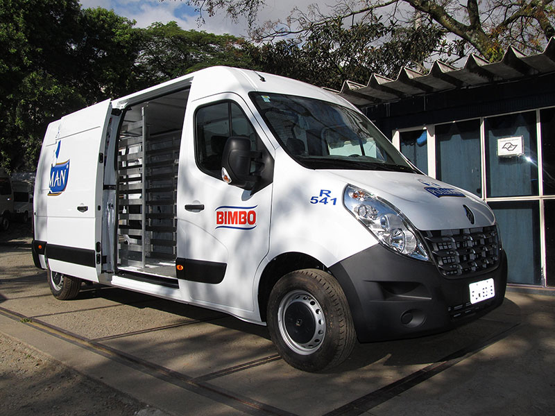 A Eco X transformou Van Renault Master para o Grupo Bimbo
