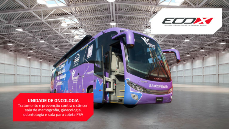 Unidade Móvel Ônibus de Oncologia Eco X foi entregue ao Hospital do Câncer de Mato Grosso