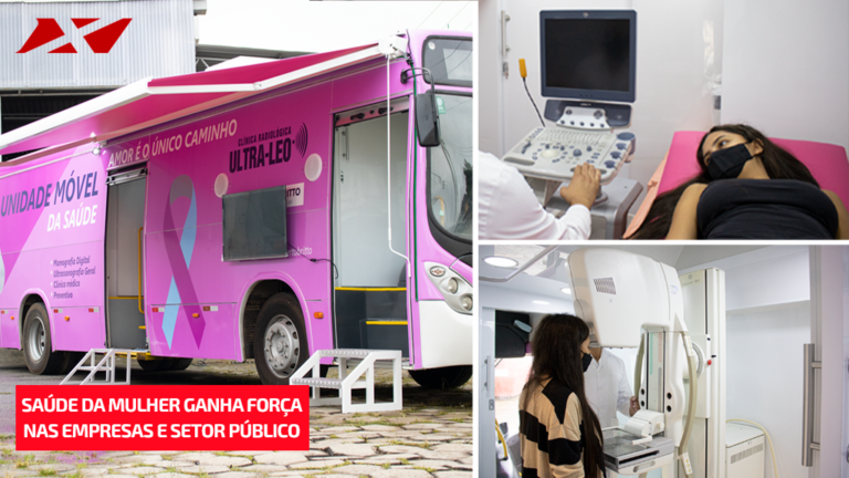 Unidade Móvel de Saúde da Mulher ganha força nas empresas e setor público