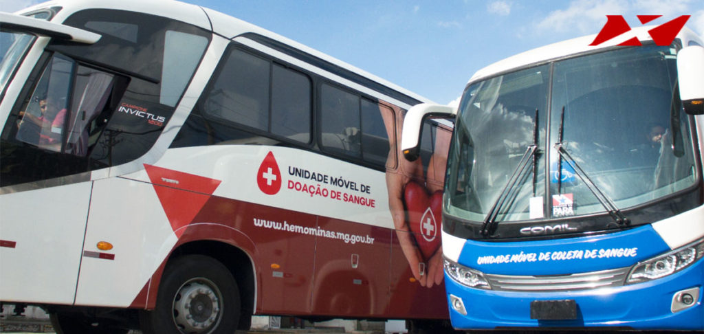 Eco X entrega Ônibus para coleta de sangue itinerante – Hemocentro