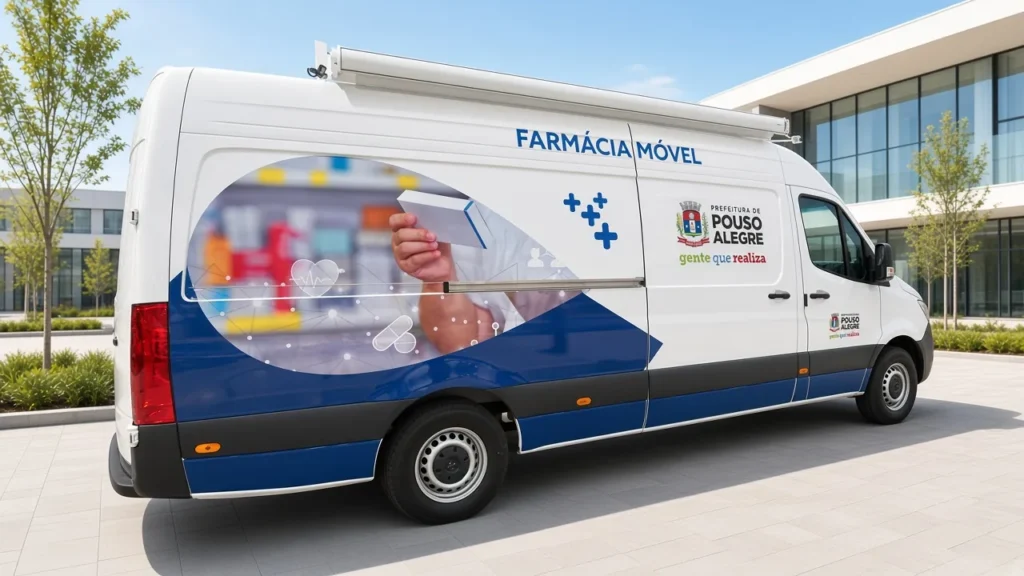 Farmácia Móvel Eco X para a Prefeitura de Pouso Alegre (MG)