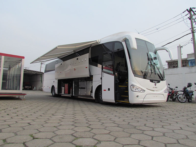 Unidade Ônibus Oficina Móvel Scania