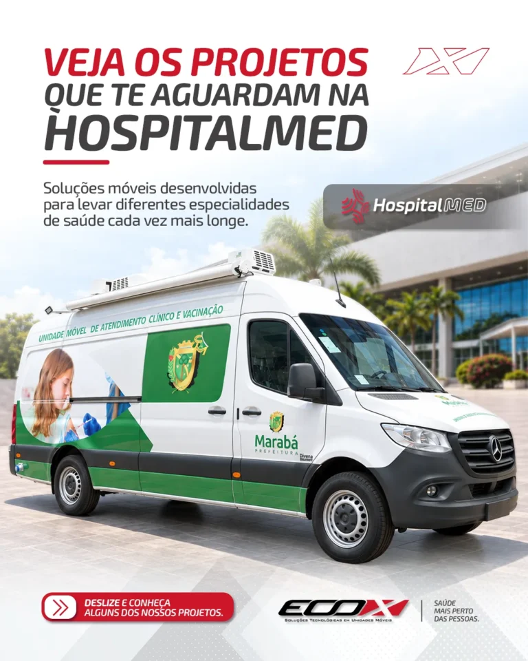 HospitalMed 2026 – Eco X apresenta unidades móveis de saúde em Olinda (PE)